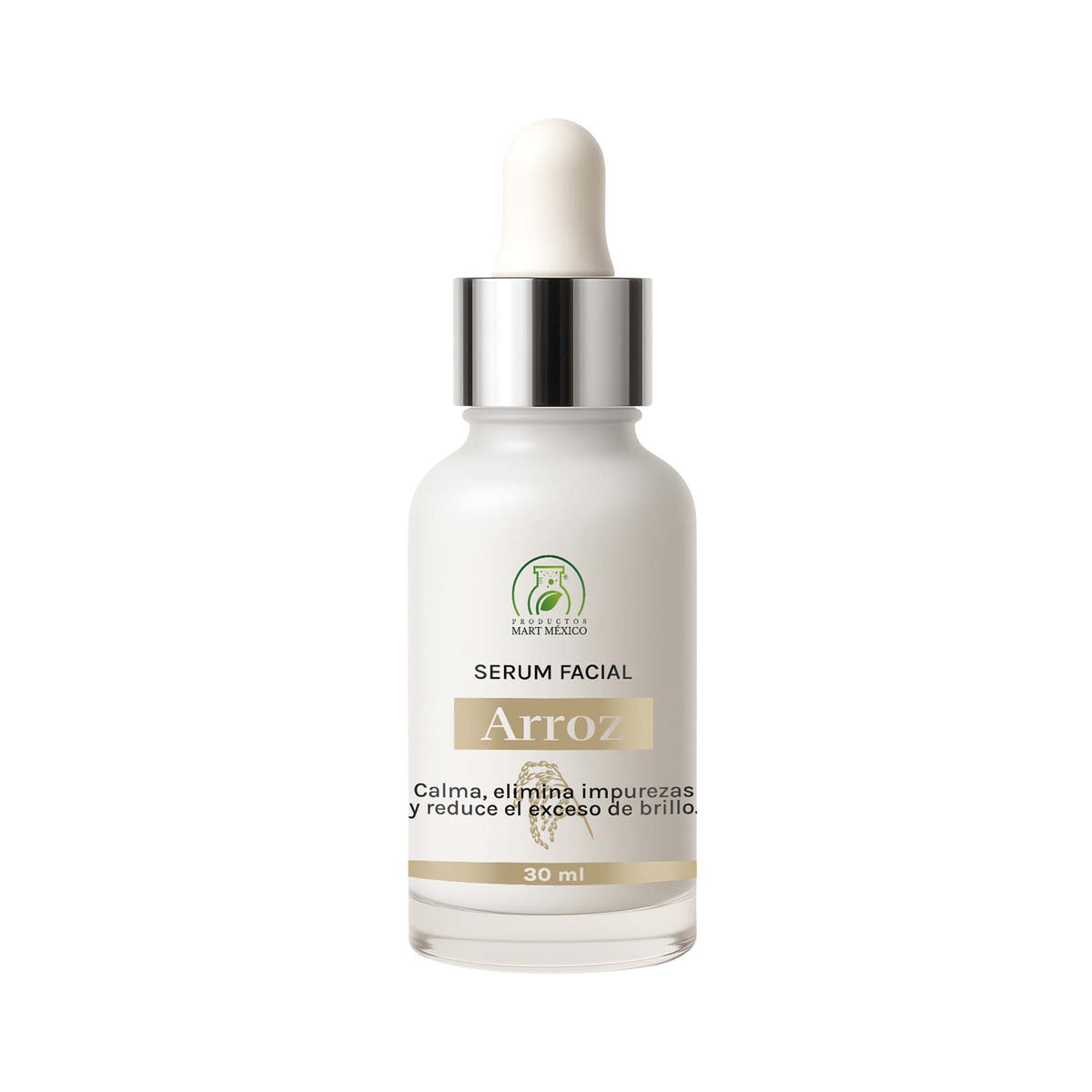 Sérum facial de arroz elimina impurezas