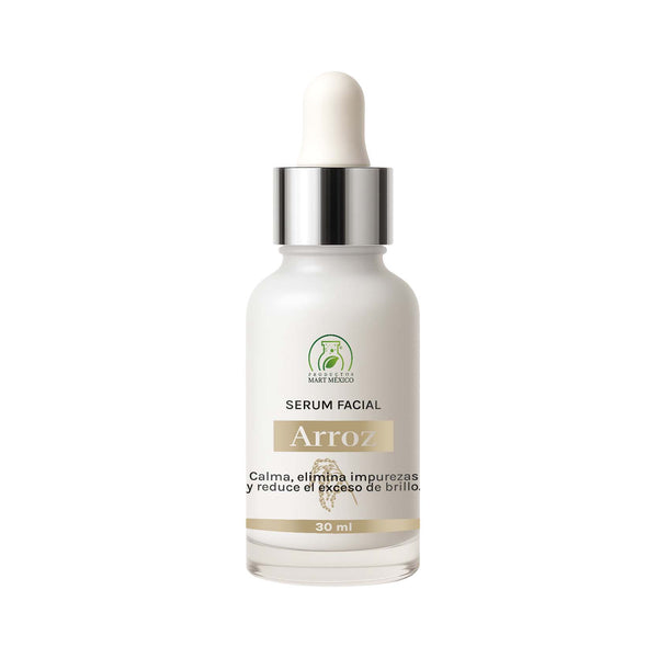 Sérum facial de arroz elimina impurezas