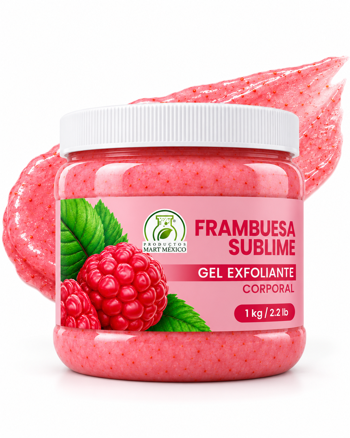 Gel exfoliante frambuesa sublime suavidad y luminosidad