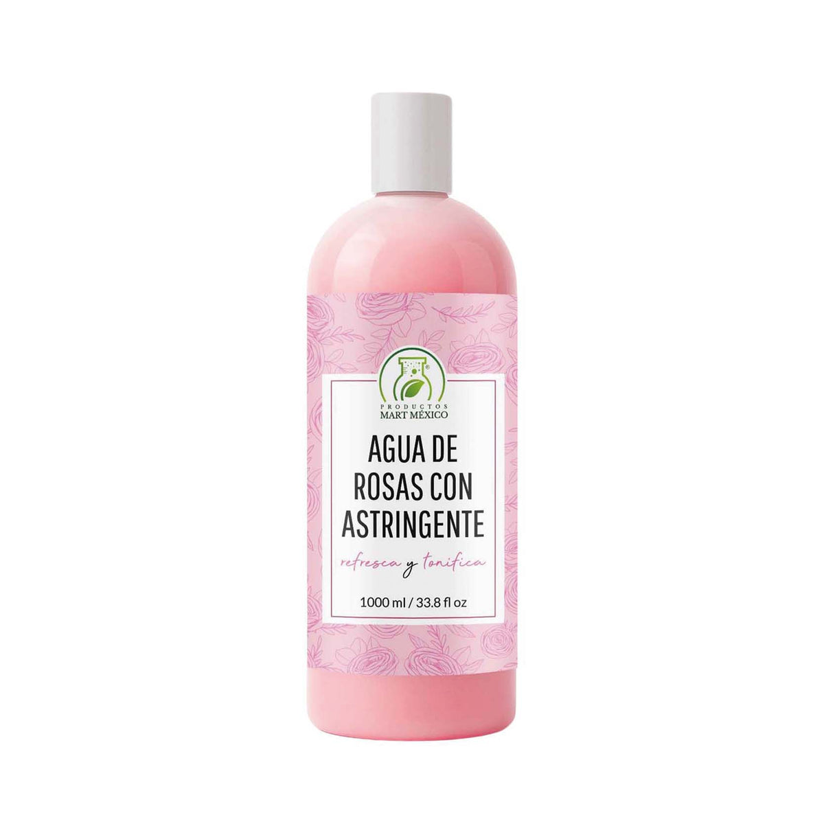 Agua de rosas con astringente