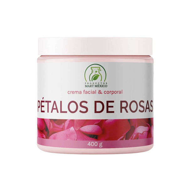Crema de pétalos de rosas