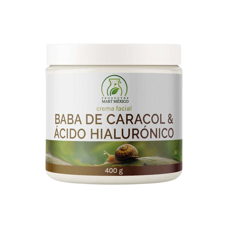 Crema facial baba de caracol con ácido hialurónico
