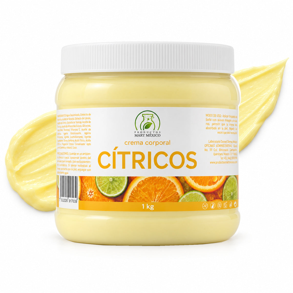 Crema facial y corporal cítricos piel radiante y suave
