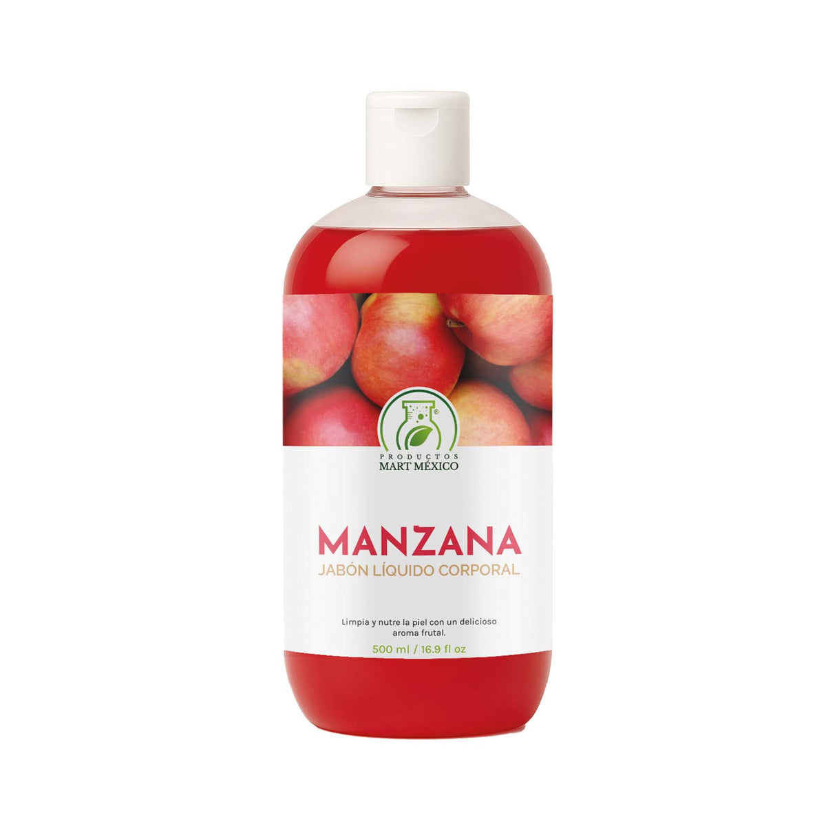 Jabón líquido corporal de manzana