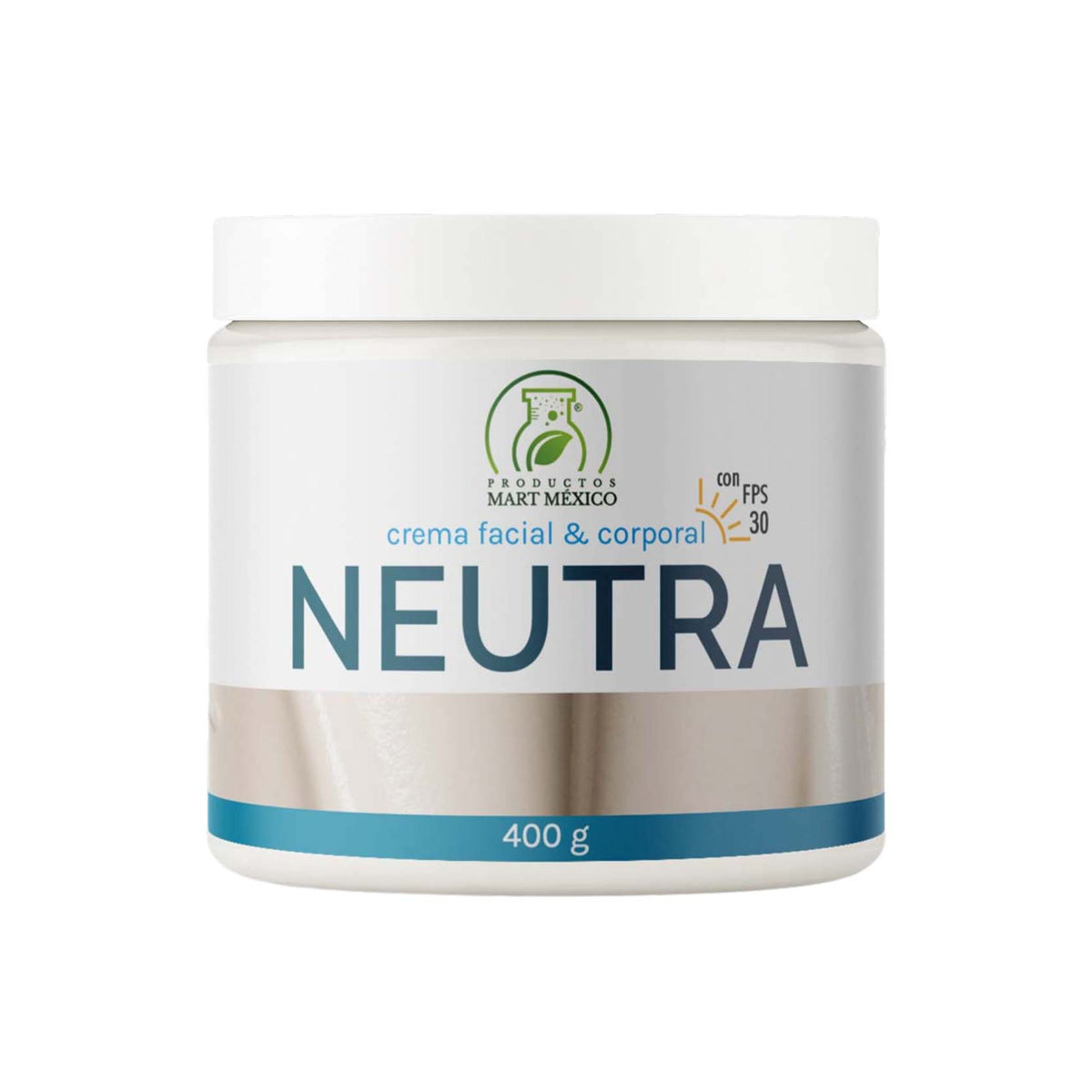 Crema neutra con FPS 30 corporal y facial