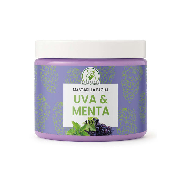 Mascarilla de uva y menta elimina impurezas