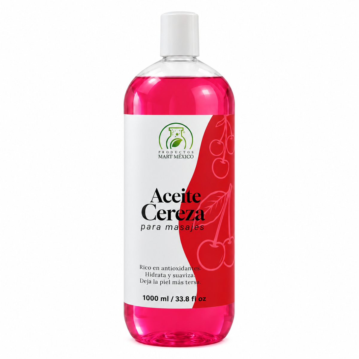 Aceite de cereza para masajes suavizante