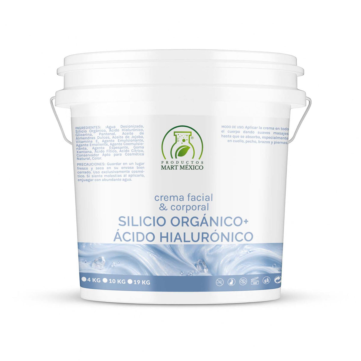 Crema facial y corporal silicio + hialurónico tonifica