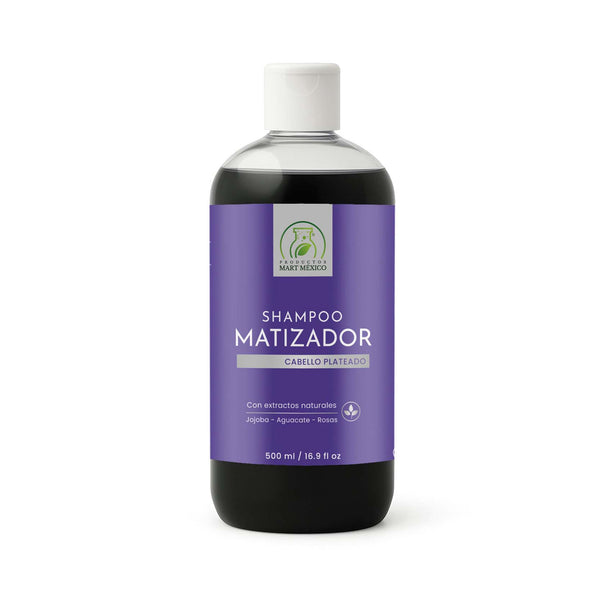 Shampoo matizador de mechas plateadas