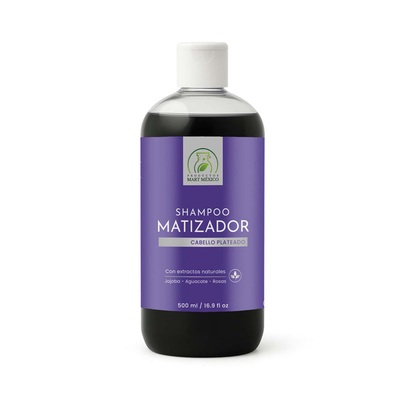 Shampoo matizador de mechas plateadas
