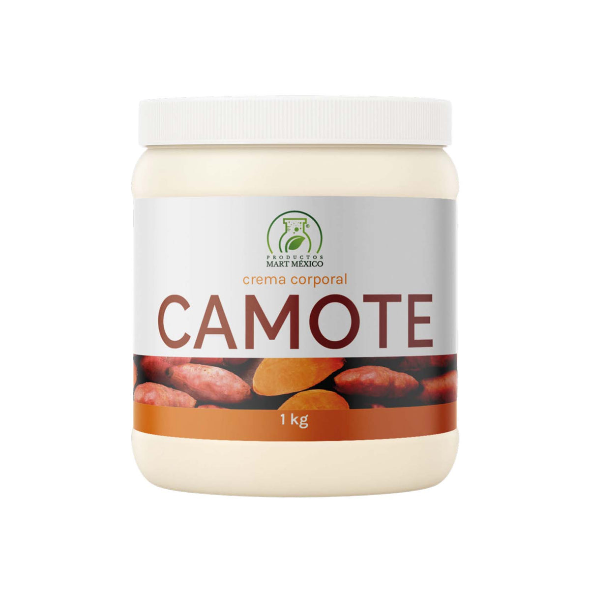 Crema corporal con extracto camote