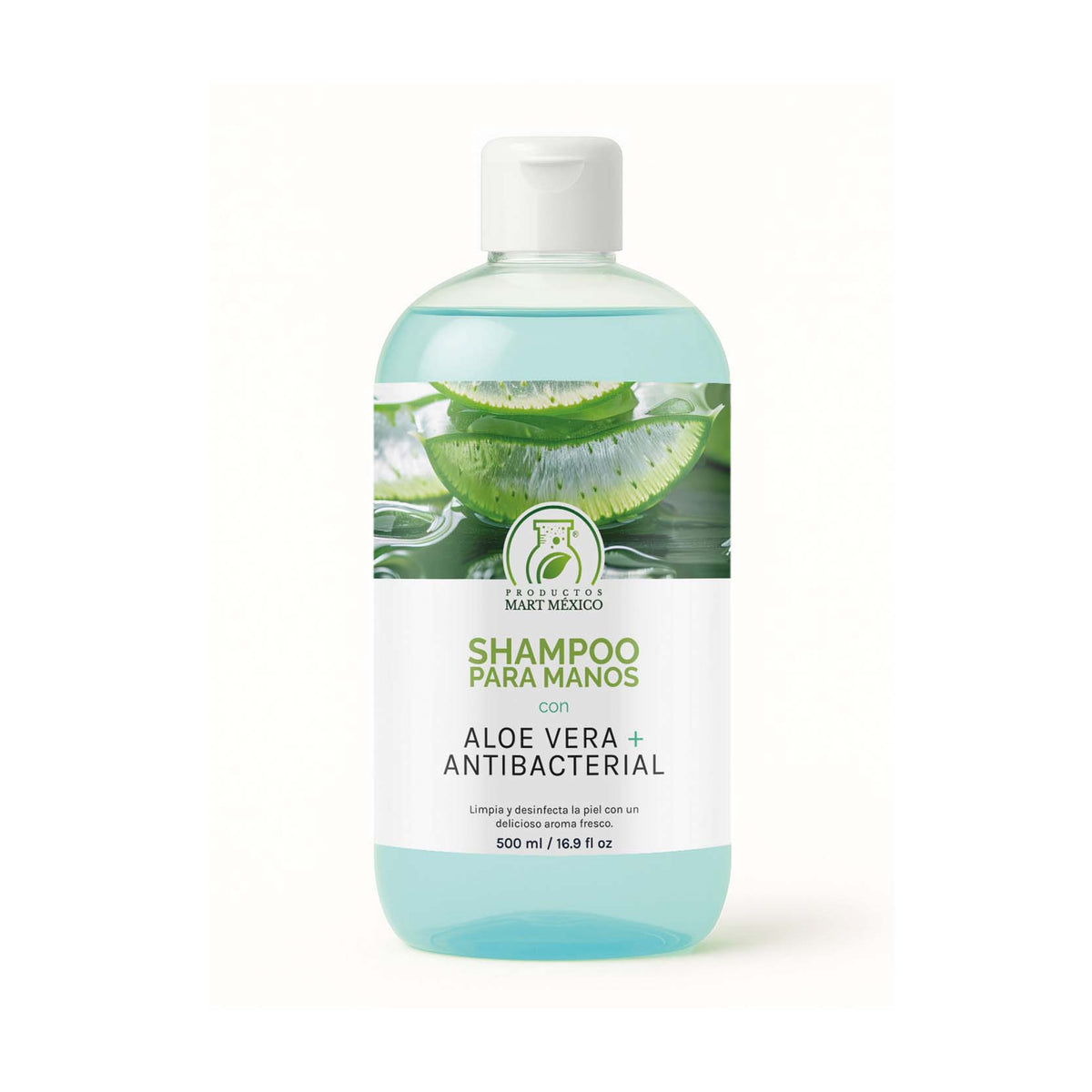Shampoo corporal antibacterial con aloe vera