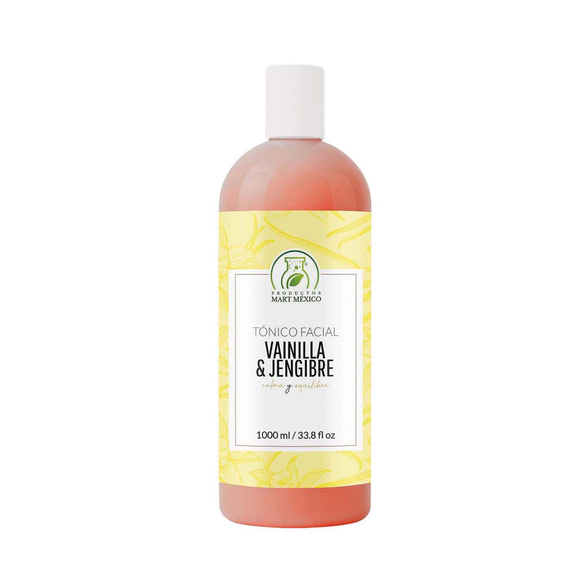 Tónico facial de vainilla y jengibre