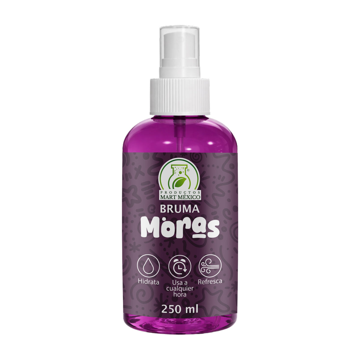 Bruma facial moras frescura, hidratación y suavidad 250 ml