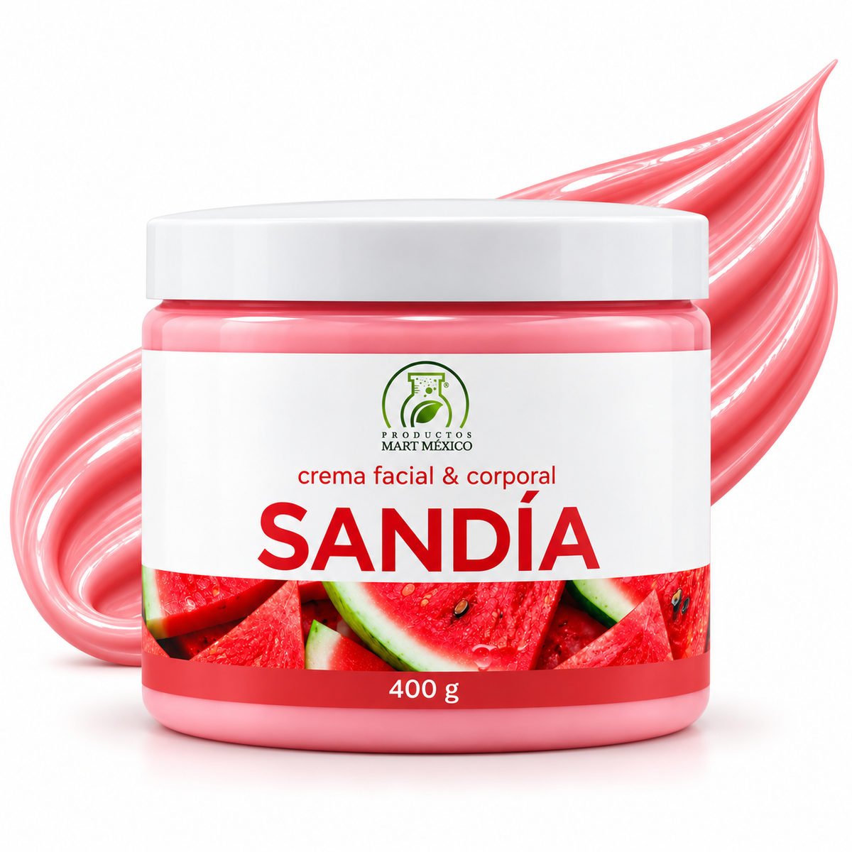 Crema corporal y facial sandía hidrata y refresca