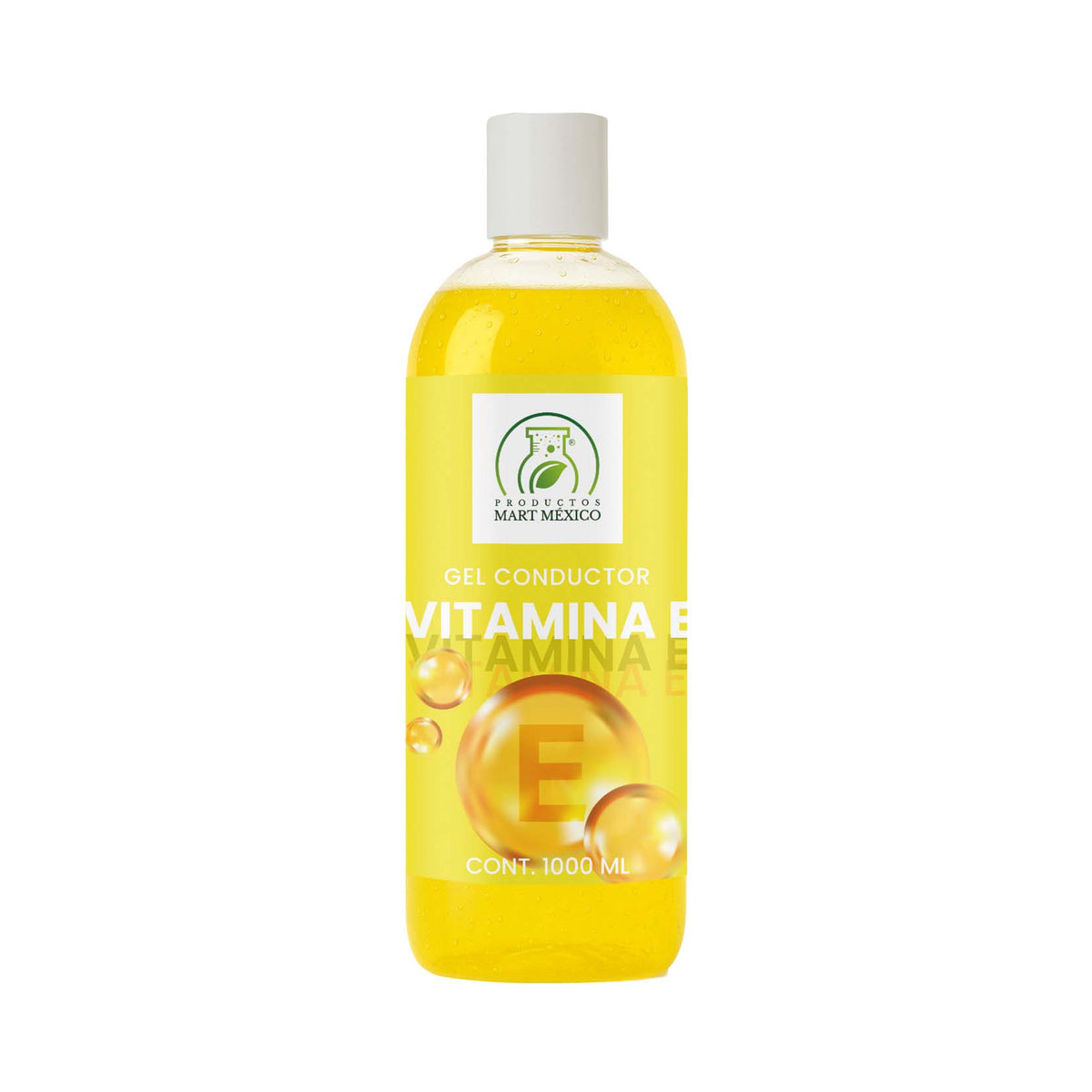 Gel conductor con vitamina E para aparatología