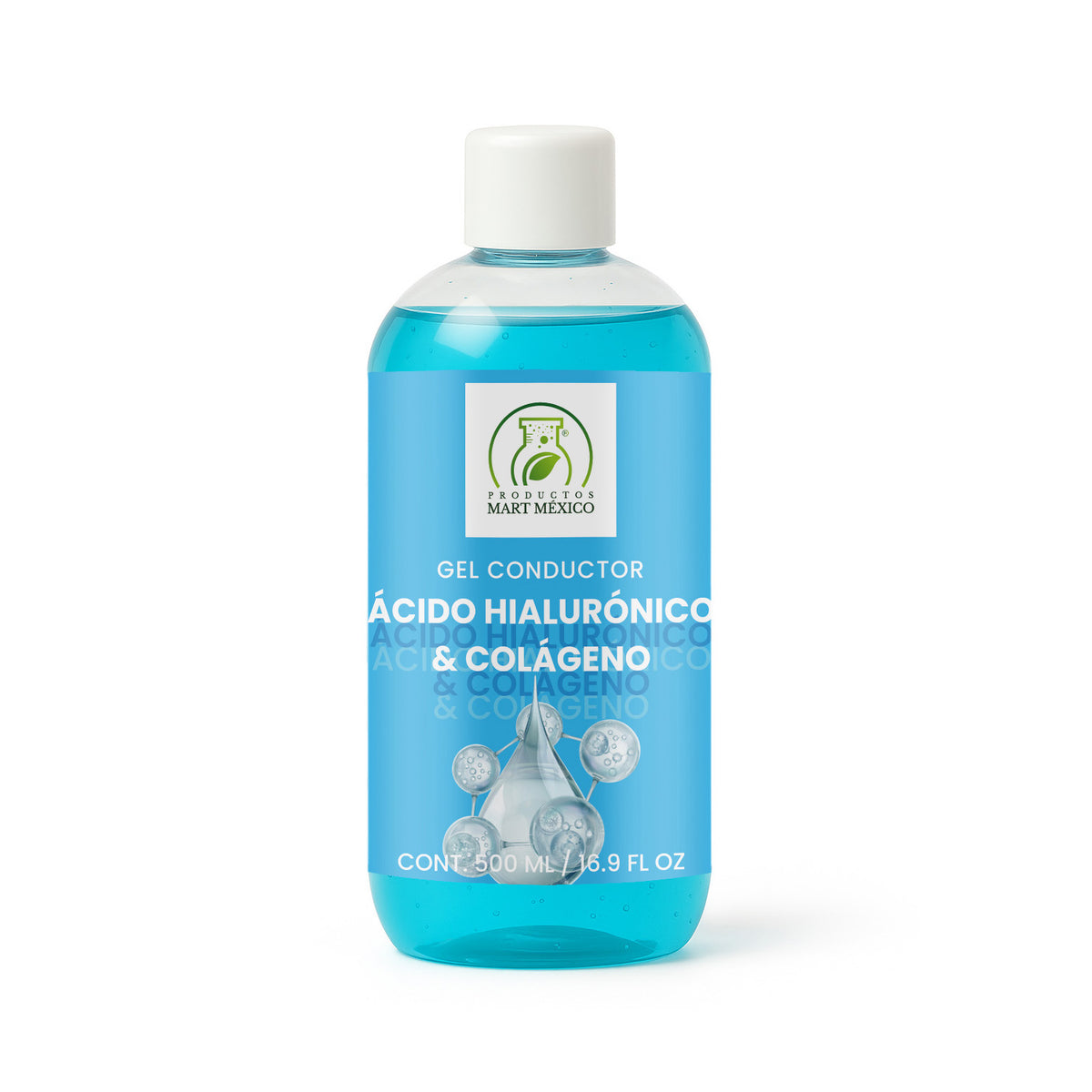 Gel conductor de ácido hialurónico y colágeno
