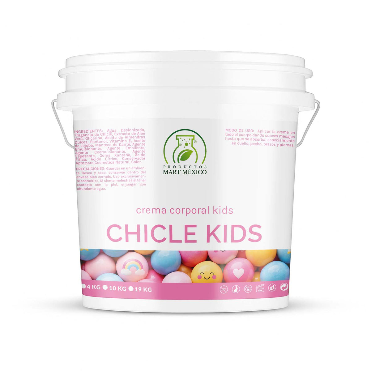 Crema facial y corporal chicle kids piel suave