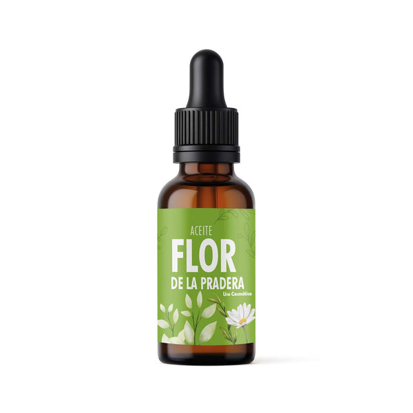 Aceite cosmético de flor de la pradera