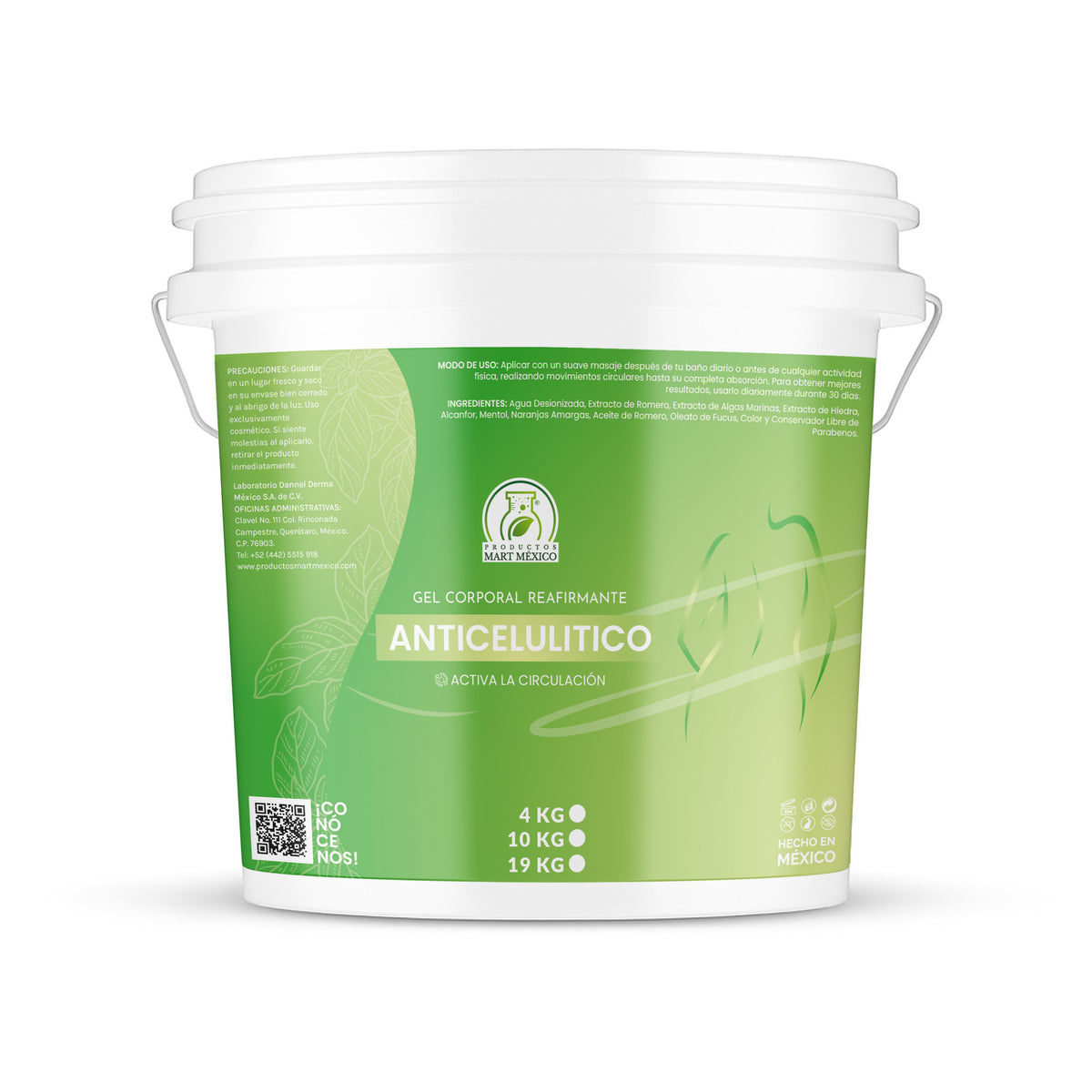 Gel reafirmante y anticelulítico