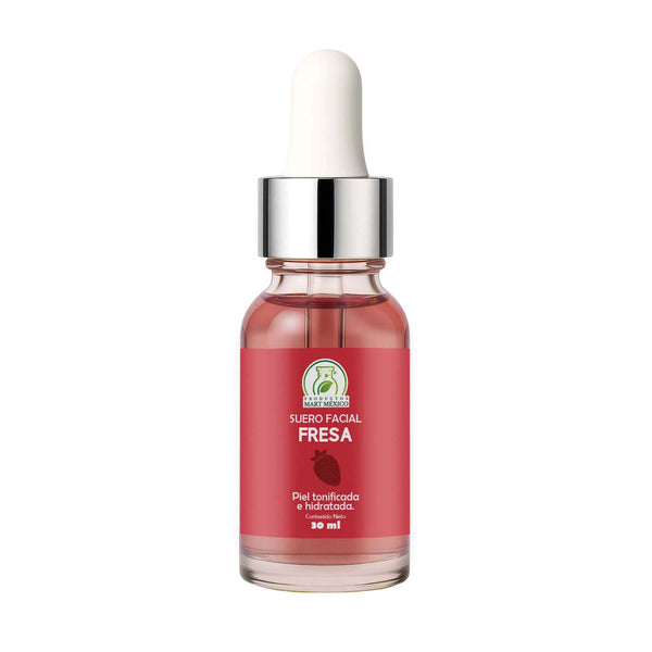 Suero facial de fresa piel tonificada