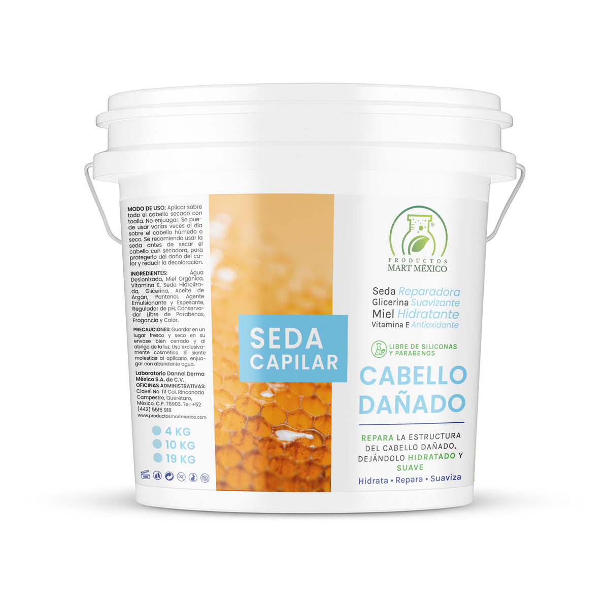 Seda capilar para cabello dañado
