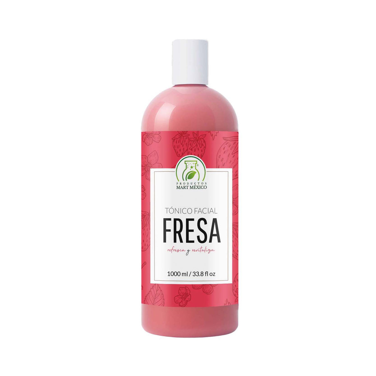 Tónico facial de fresa