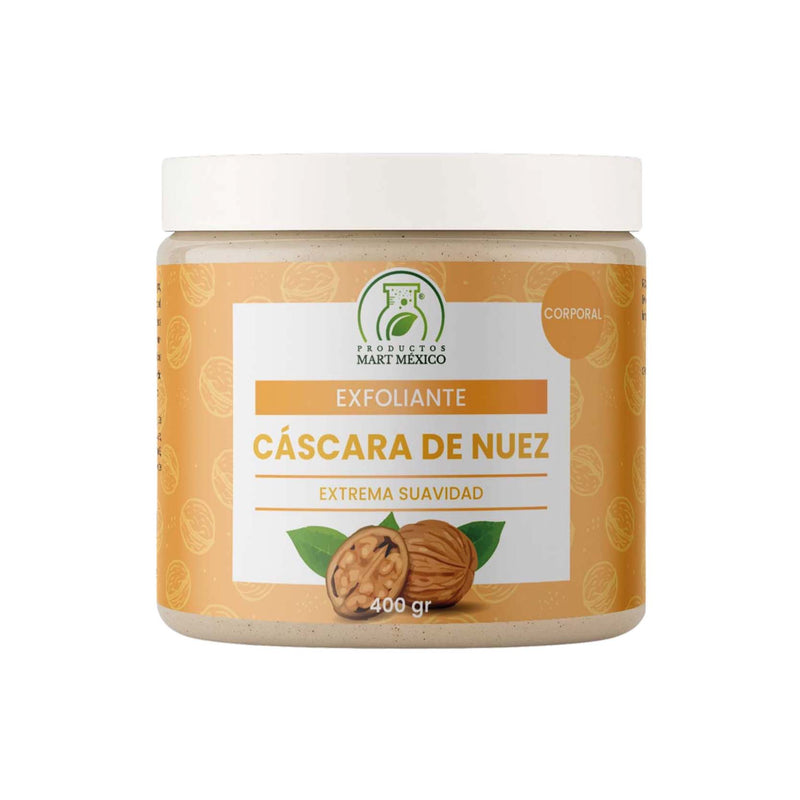 Exfoliante de cáscara de nuez