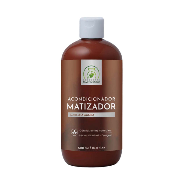 Acondicionador para cabello caoba color intenso