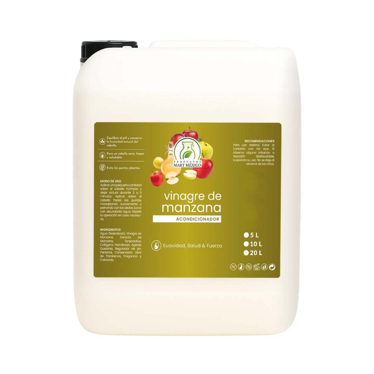 Acondicionador vinazana con vinagre de manzana