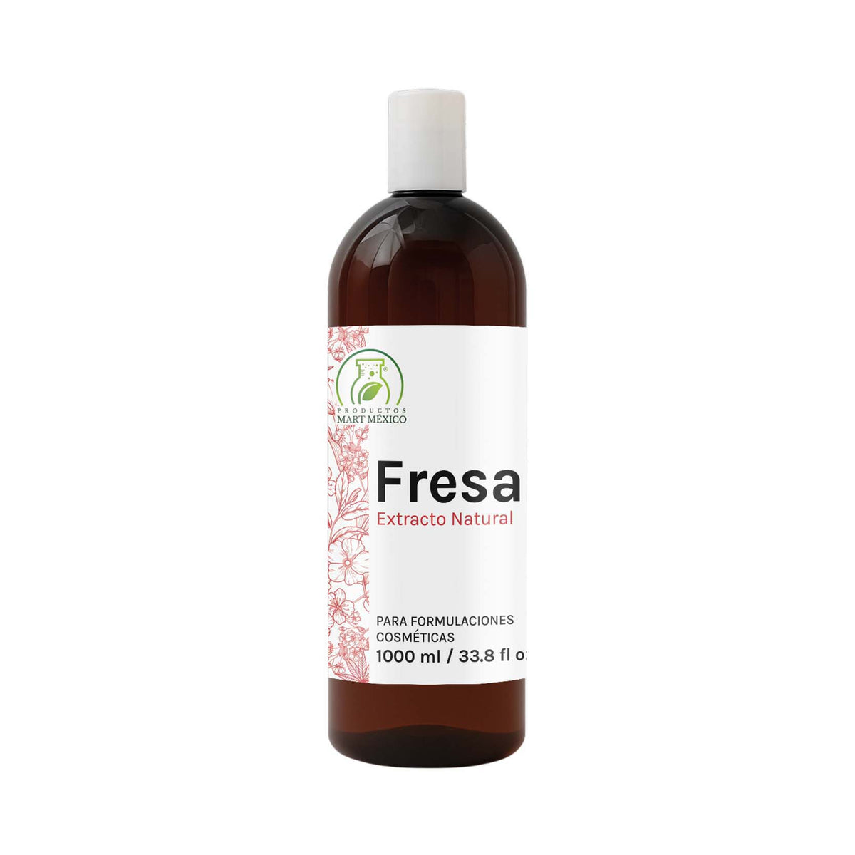 Extracto natural de fresa refresca