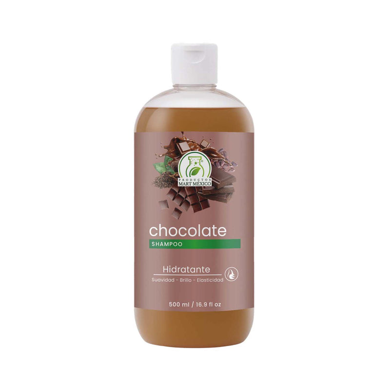 Shampoo de chocolate anti-frizz hidratante