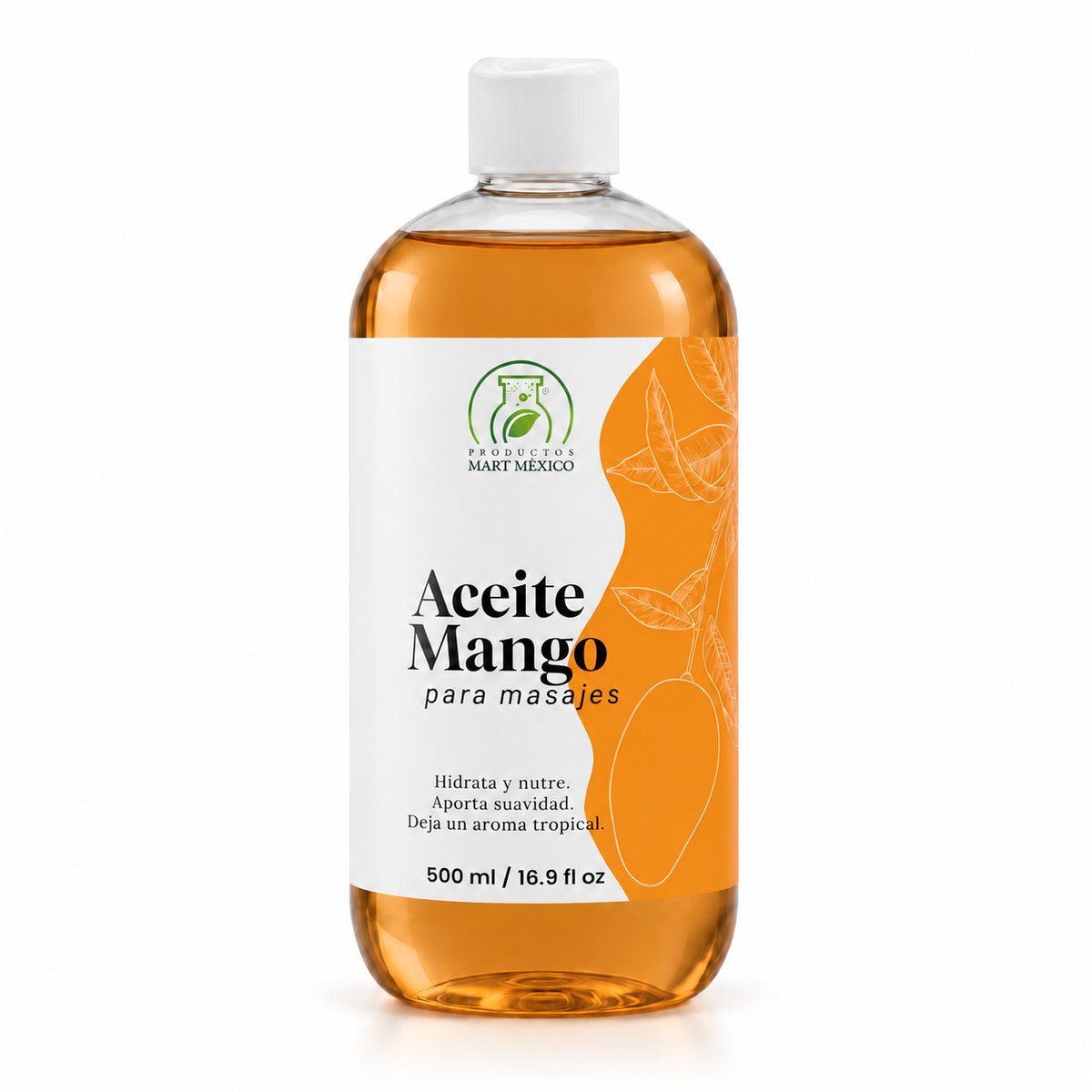 Aceite de mango para masajes humecta y revitaliza