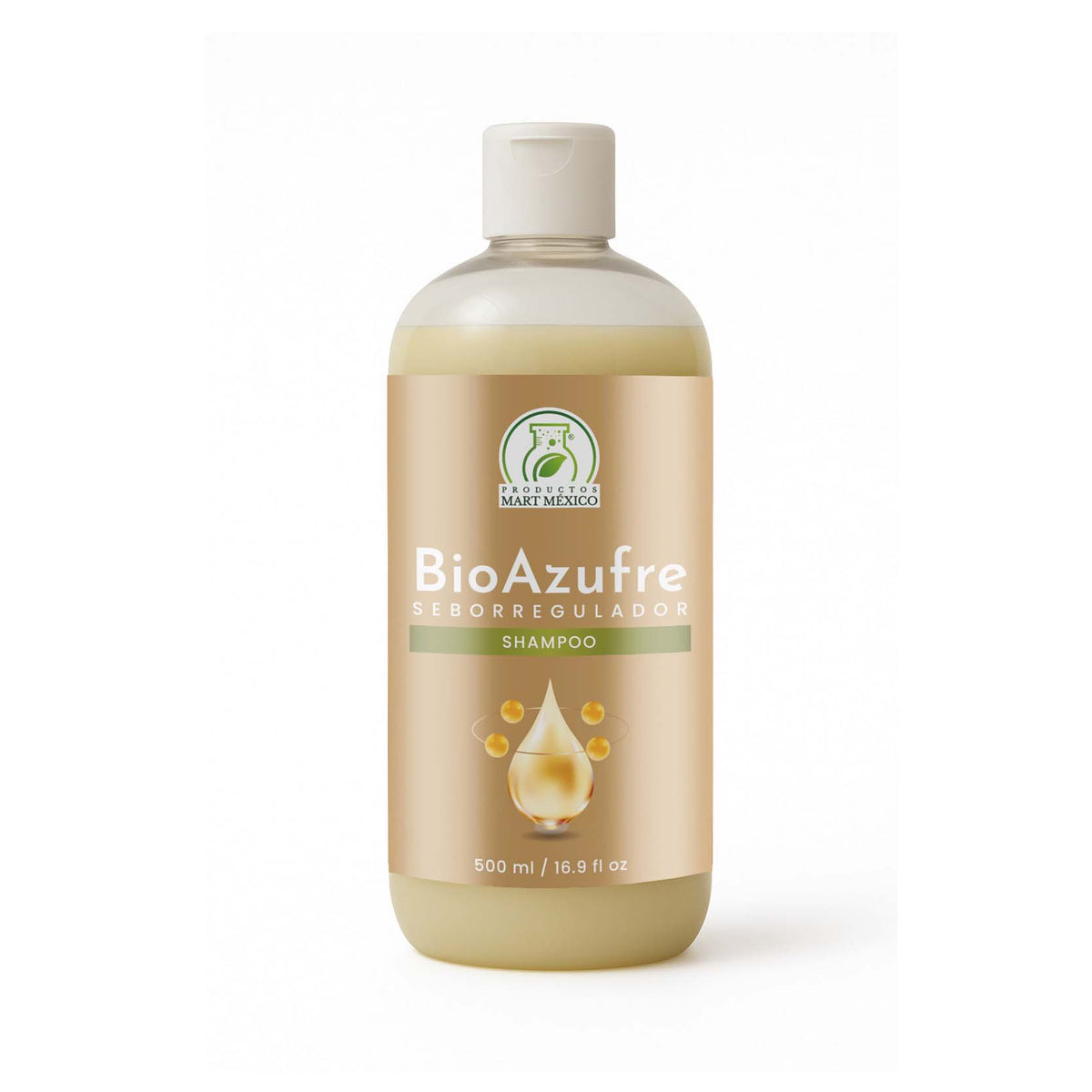 Shampoo capilar bio azufre sebo regulador