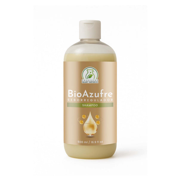 Shampoo capilar bio azufre sebo regulador