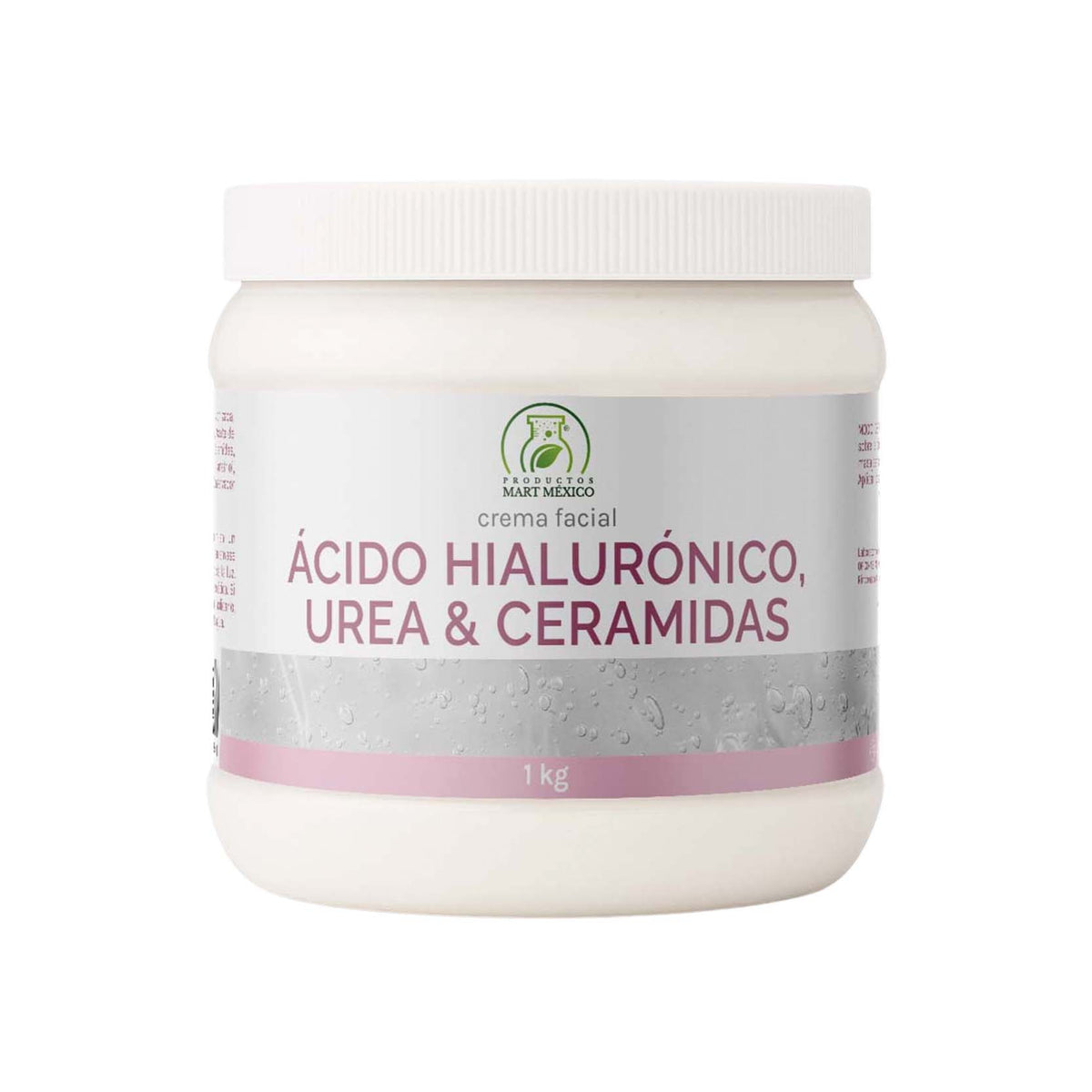 Crema facial de ácido hialurónico, urea y ceramidas