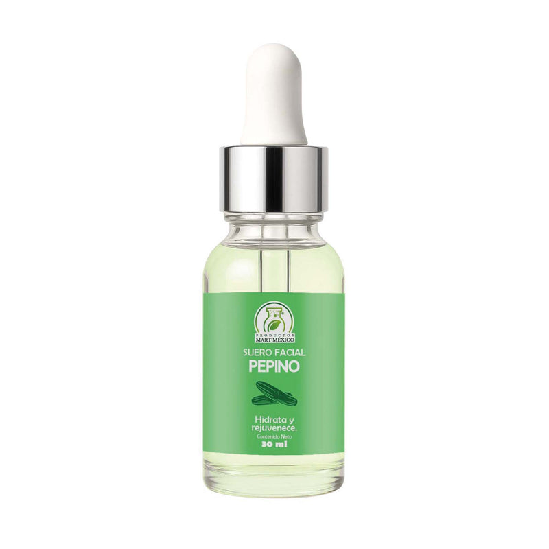Suero facial de pepino libre de impurezas