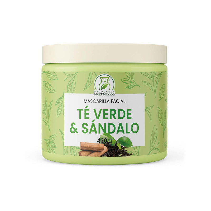 Mascarilla té verde y sándalo disminuye impurezas