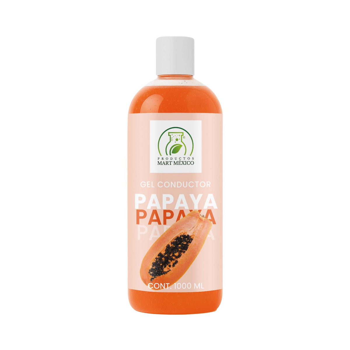 Gel conductor de papaya aparatología