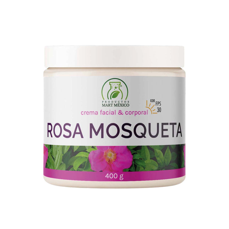 Crema de rosa mosqueta antiedad con filtro solar