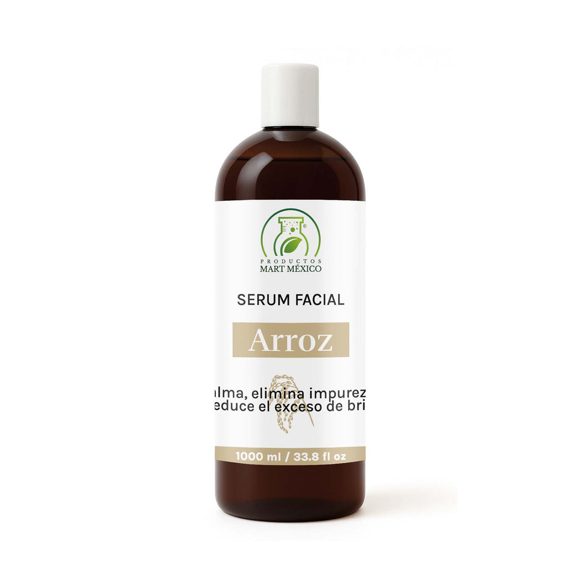 Sérum facial de arroz elimina impurezas