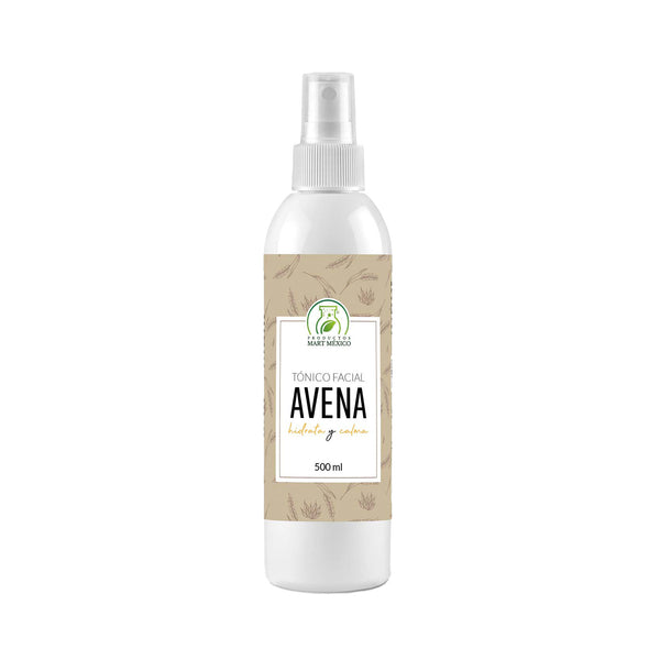 Tónico facial con extracto de avena hidratante