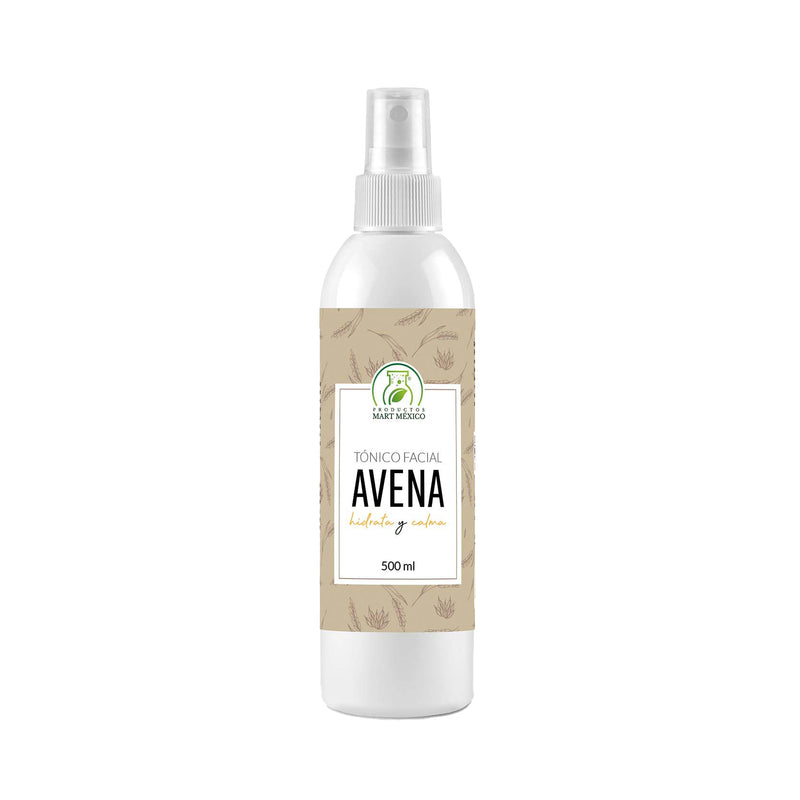 Tónico facial con extracto de avena hidratante
