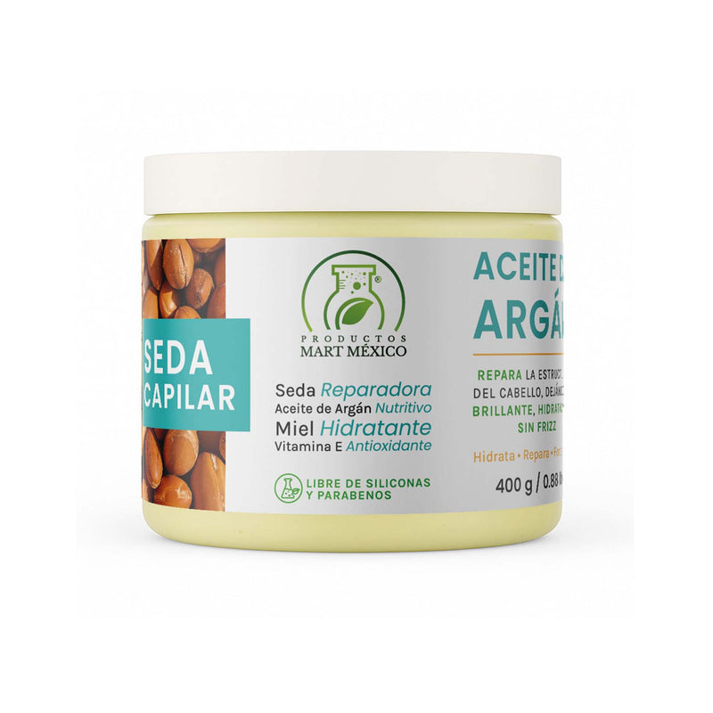 Seda capilar con aceite de argán
