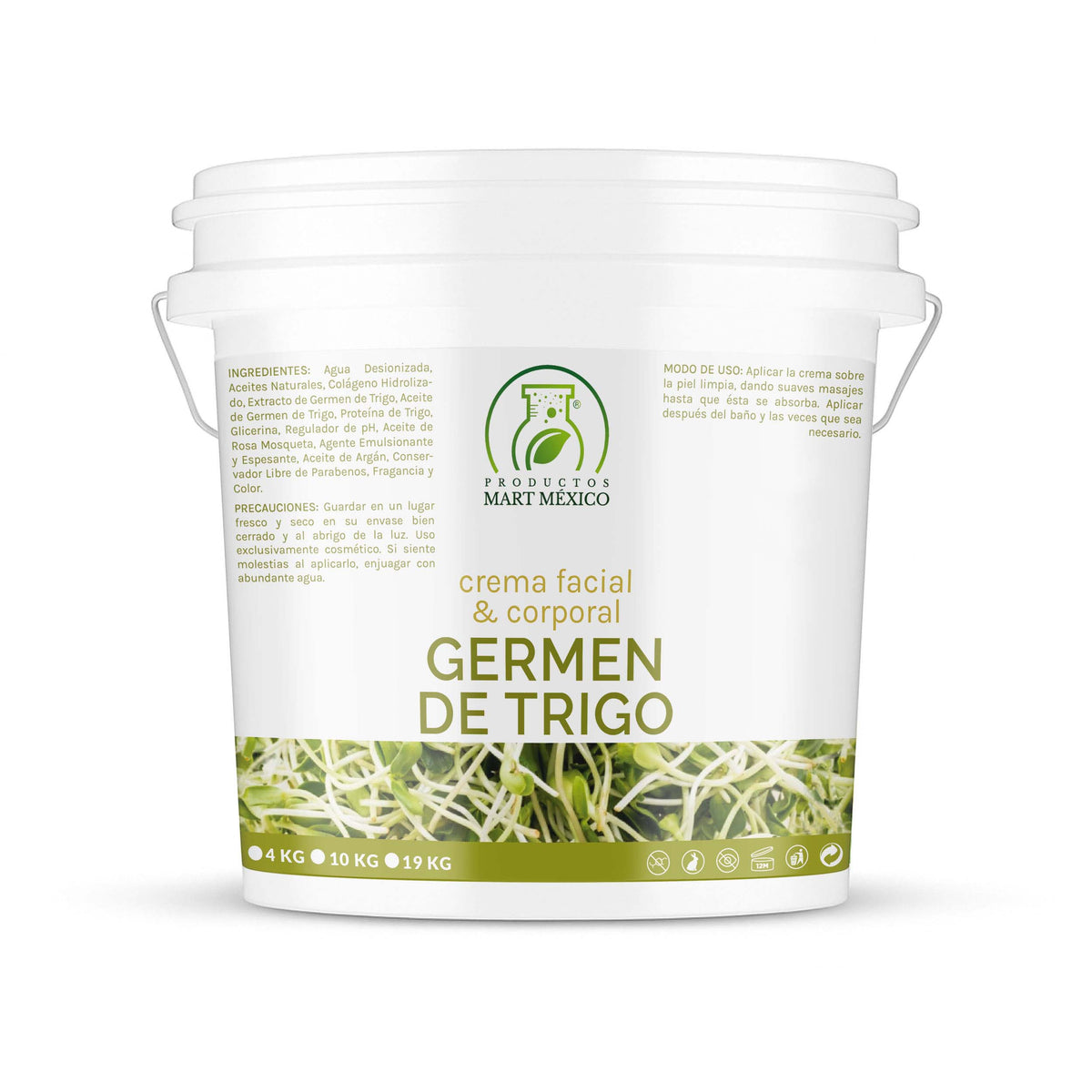 Crema humectante con aceite de germen de trigo