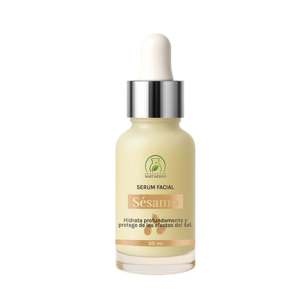 Sérum facial de sésamo protege