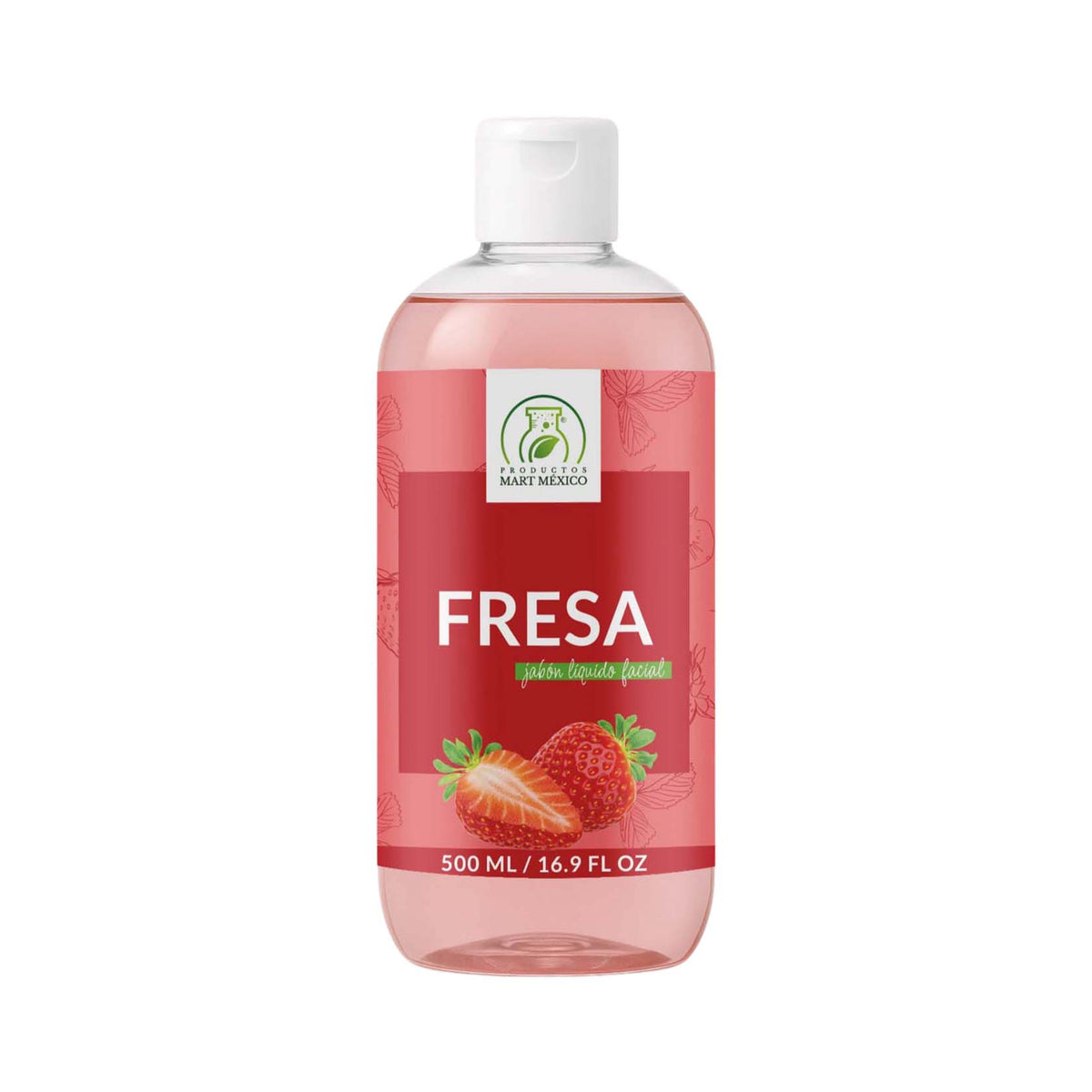 Jabón facial de fresa piel normal mixta