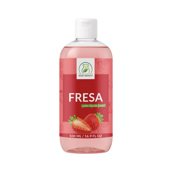 Jabón facial de fresa piel normal mixta