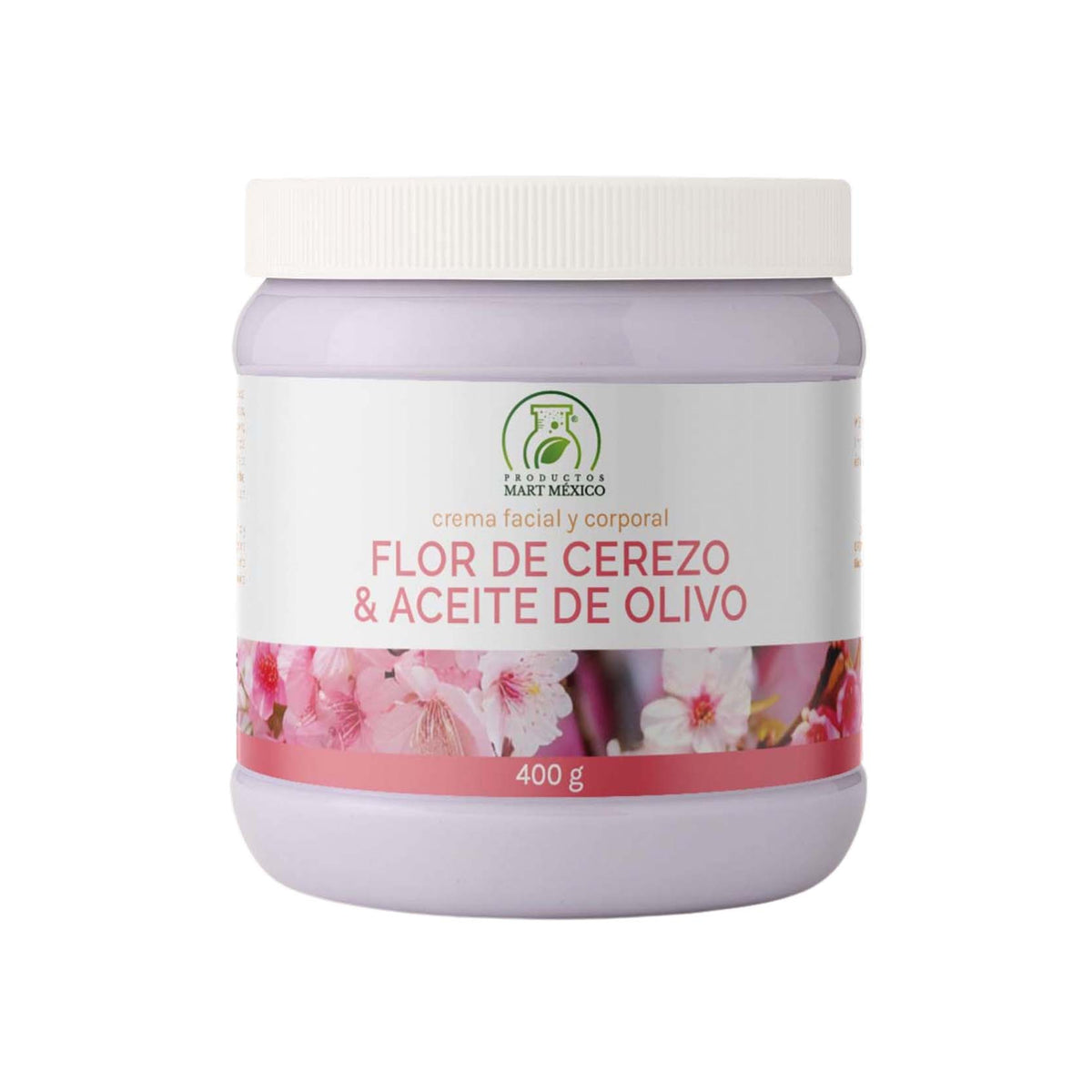 Crema flor de cerezo y aceite de olivo
