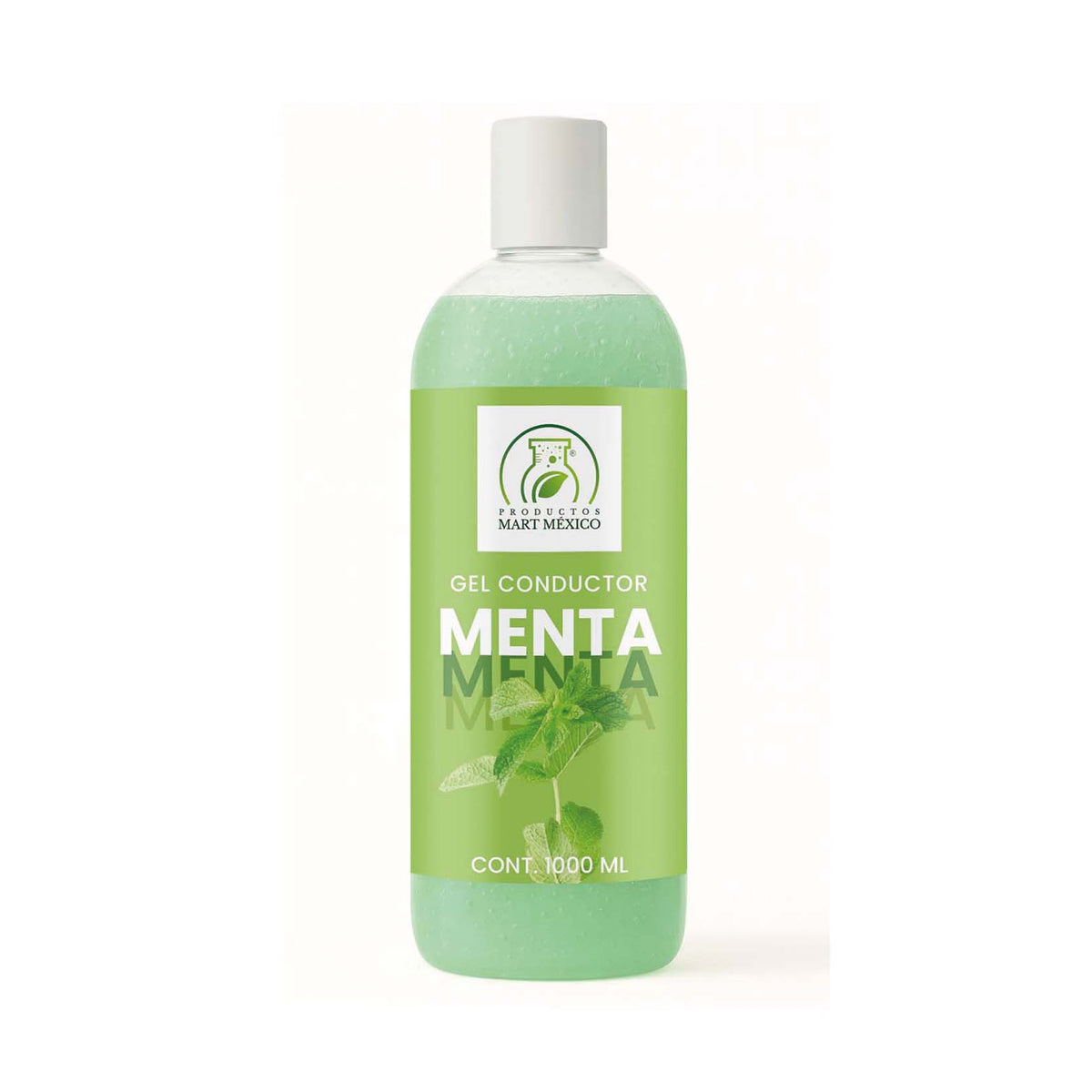 Gel conductor de menta aparatología